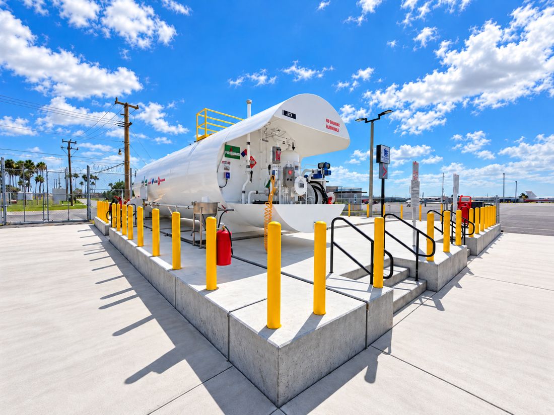 Aviation fuel storage system built by ABA-CON