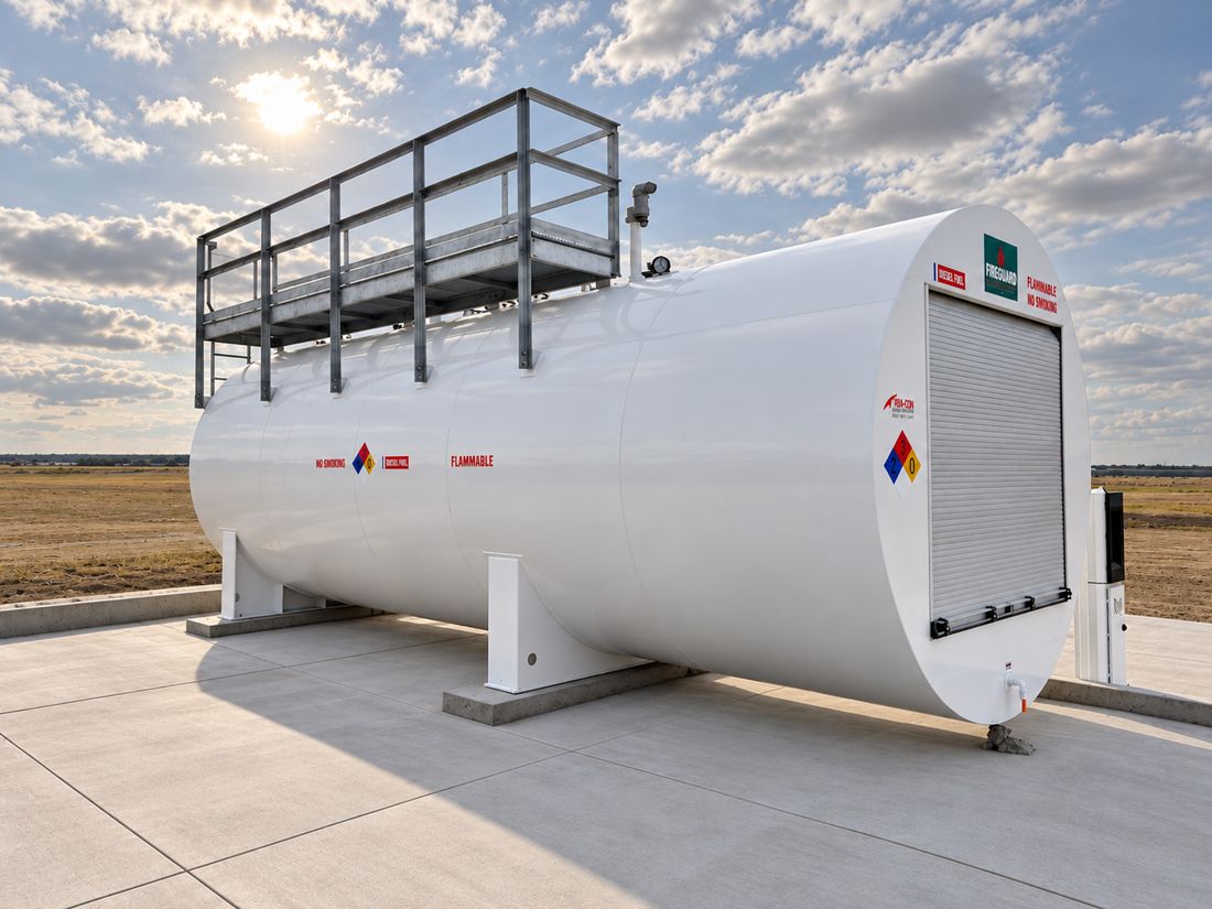Aviation fuel storage system built by ABA-CON