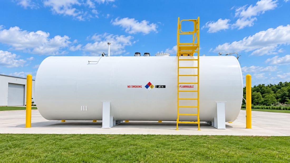 Aviation fuel storage system built by ABA-CON