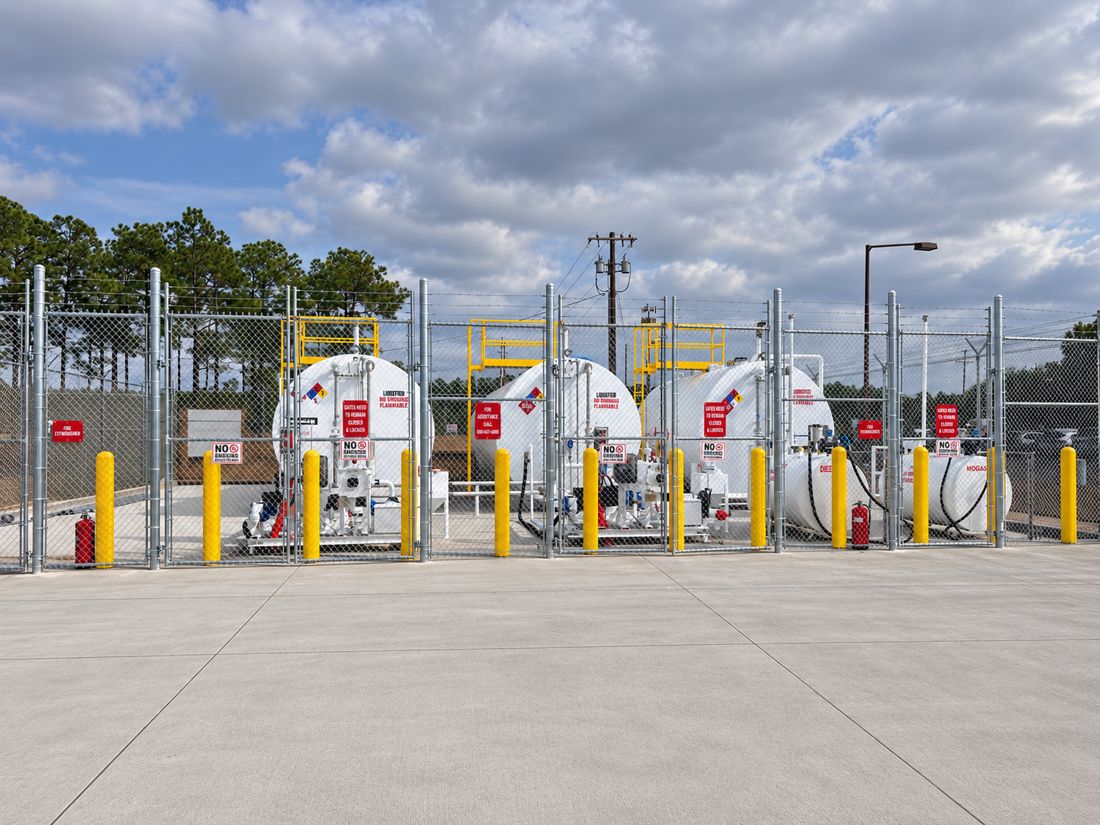 Aviation fuel storage system built by ABA-CON